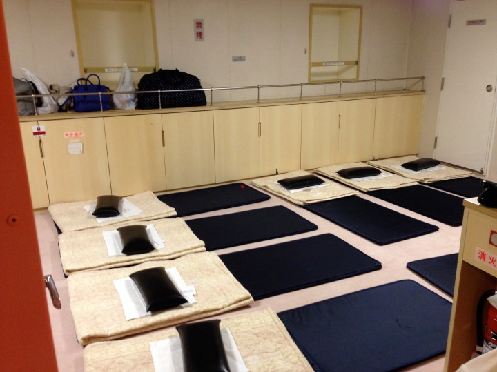 Low class accommodations - yoga mats